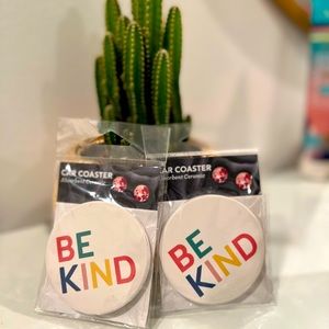 Be Kind Car Coasters